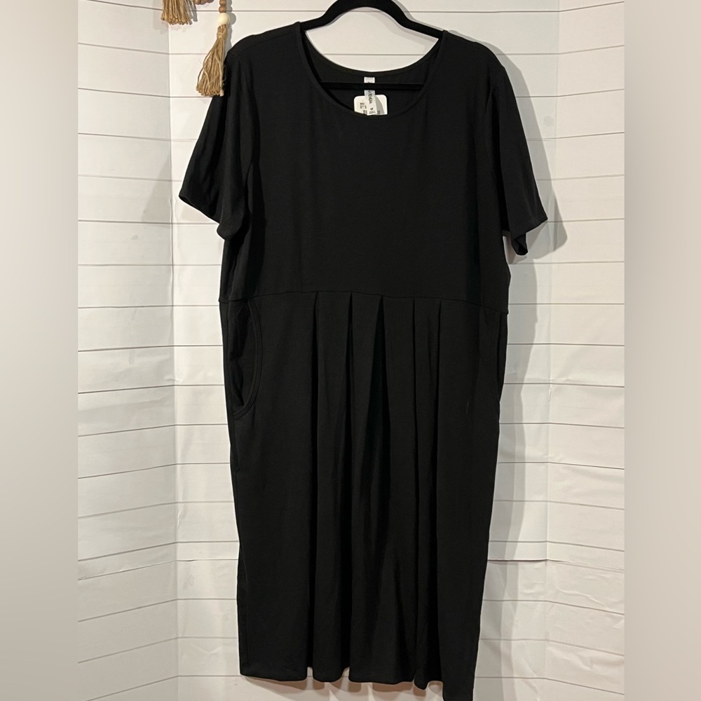 Zenana Premium 3X Black Dress NWT